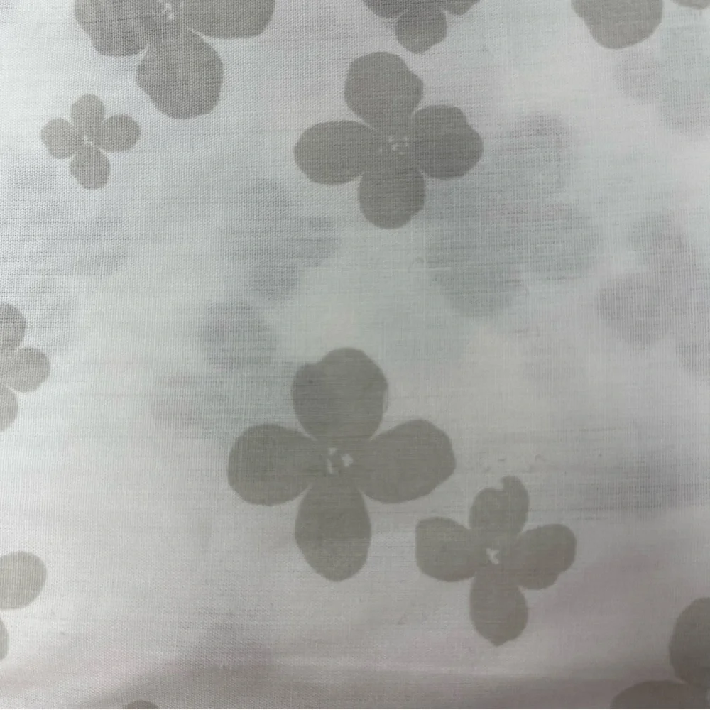 Kate Spade X-Long Twin Sheet Set Gray Floral New